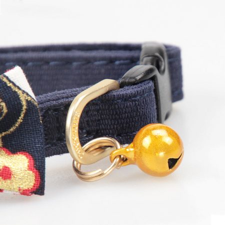 Petshub-Puppytie-Cats-collar-with-gold-bell-and-bow-2