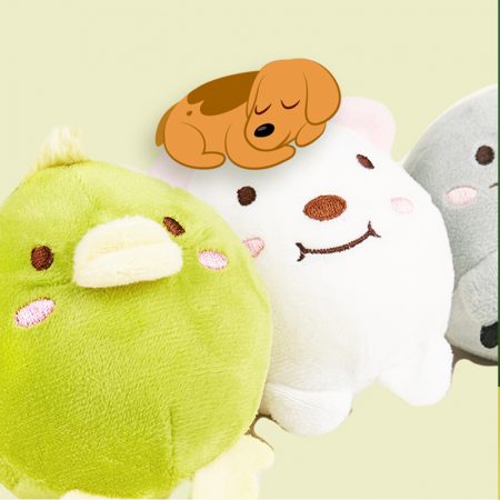 Petshub-FOFOS Green Ducky Plush Toy For Dogs-2