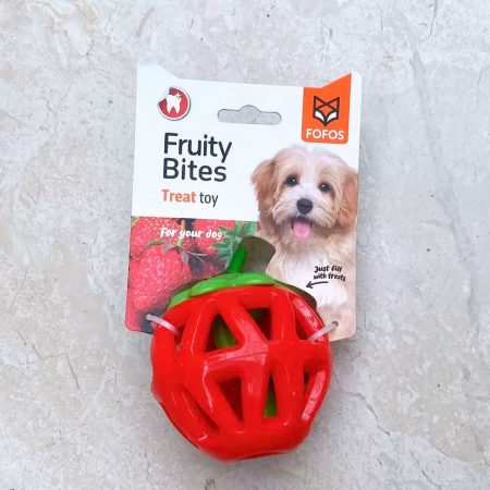 Petshub-FOFOS-dog-toy-strawberry